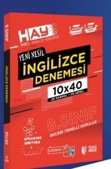8.SINIF İNGİLİZCE BRANŞ DENEMESİ TEAS PRESS YAYINLARI